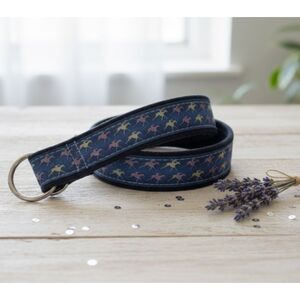 Vineyard Vines Kentucky Derby Canvas Club Belt Equestrian Horse Size M